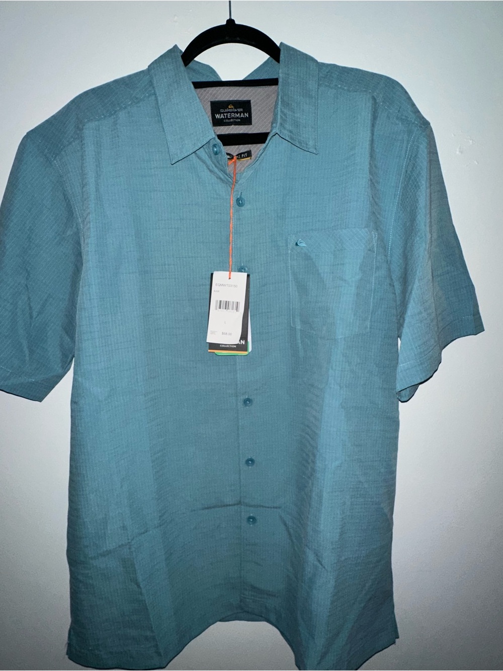 Quicksilver Waterman Teal Shirt